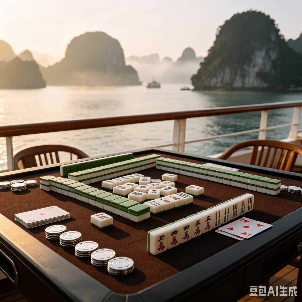 fine carving mahjong set