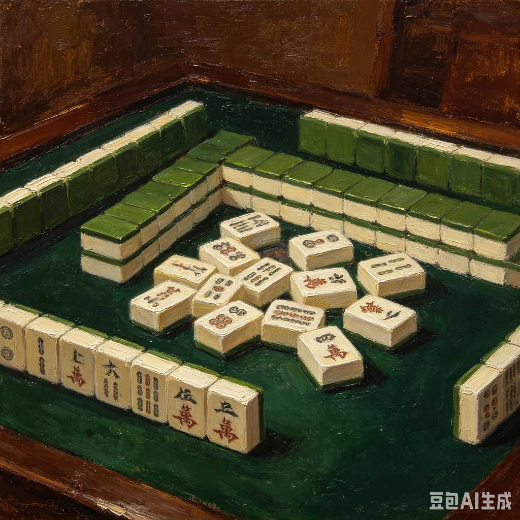 custom pattern art mahjong set